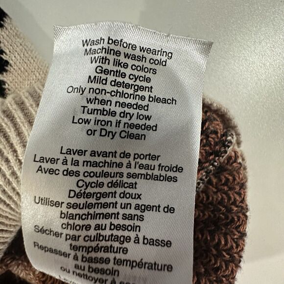 MOTHERHOOD Maternity Women's Size 2X Leopard Animal Print Pullover Sweater Soft - Picture 6 of 10